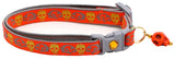 Gold Glitter Skulls Breakaway Cat Collar