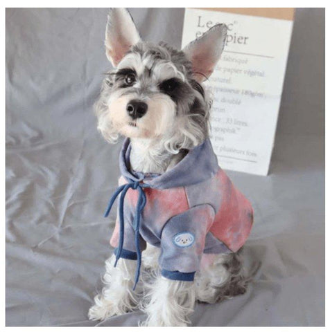 Cozy Canine Tie-Dye Sweater - Stylish Warmth For Small Dogs And Cats
