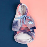 Cozy Canine Tie-Dye Sweater - Stylish Warmth For Small Dogs And Cats