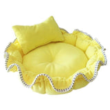 Cozy Pet Haven - Floral Bud Shape Dog Bed