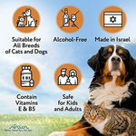 Arava Dog and Cat Wipes for Pet Grooming with Chlorhexidine and Silk