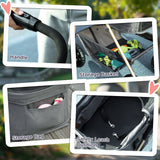 3 in 1 Pet Stroller with Detachable Carrier