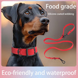 Pet Silicone Collar And Leash Set