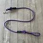 Clamped Climbing Rope Dog Leash Purple