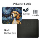 Starry Night Dog Beagle Non-Slip Computer Mousepad