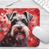 Sweetheart Dog Miniature Schnauzer Non-Slip Rubber Mousepad
