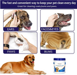 Pet Wipes With Free Cotton Swabs