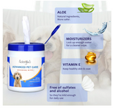 Pet Wipes With Free Cotton Swabs