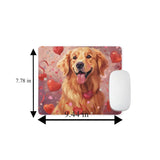Sweetheart Dog Golden-Retriever Non-Slip Rubber Mousepad