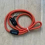 Clamped Climbing Rope Dog Leash Orange