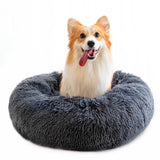 Plush Donut Dog Bed