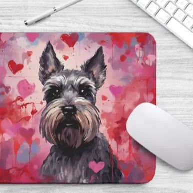 Sweetheart Dog Miniature Schnauzer Non-Slip Rubber Mousepad