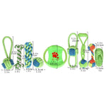 9 Pcs Braided Cotton Rope Dog Chew Toys