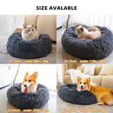 Plush Donut Dog Bed