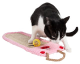 Pet Life Eco-Natural Sisal And Jute Hanging Carpet Kitty Cat Scratcher