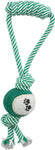Pull Away' Rope And Tennis Ball Dog Toy