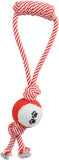 Pull Away' Rope And Tennis Ball Dog Toy
