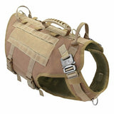 Durable Nylon No Pull Dog Harness Tactical Military