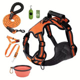 Tactical Service Dog Harness Strap Set, Car Seat Belt