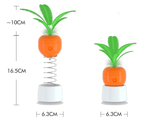 Interactive Carrot Food Leaking Cat Toy - Engage, Entertain, And