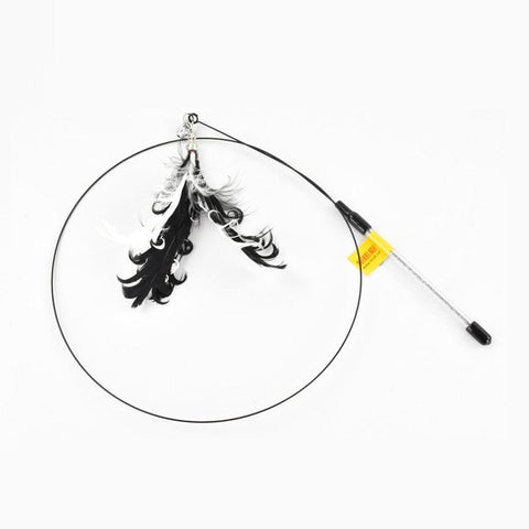 Tantalizing Feathered Fun Cat Stick Toy