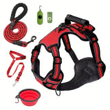 Tactical Service Dog Harness Strap Set, Car Seat Belt