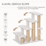 4 Levels Cat Steps with Scratching Posts