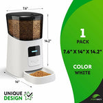 Automatic Pet Feeder with Programmable Meals and Portions