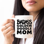 Funny Goldendoodle Mug - Badass Goldendoodle Mom