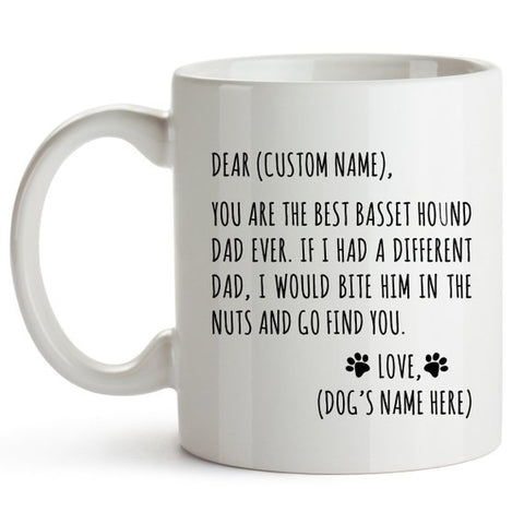 Basset Hound Gifts for Basset Hound Dad Basset