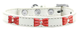 Dog Widget Fashion Collar,"Red Glitter Bow"