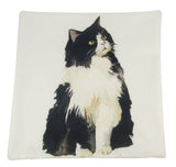 Black And White Cat Pillow