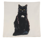 Black Cat Pillow Cat Decor