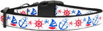 Dog Nylon Collar Or Leash, "Anchors Away"