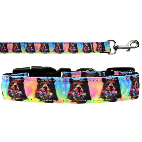 Dog Nylon Collar or Leash, "Pretty Baby Momma Bears"