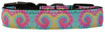 Dog & Cat Nylon Collar Or Leash, "Pastel Tie Dye"