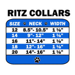 Dog Fashion  Collar, "Ritz Pearl & Aurora Borealis