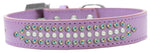 Dog Fashion  Collar, "Ritz Pearl & Aurora Borealis