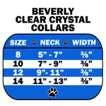 Dog, Puppy & Pet Collar, "Beverly Clear Crystal Jewelry Set"