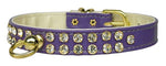 Dog Collar Clear Crystal Jewelry Set"