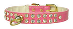 Dog Collar Clear Crystal Jewelry Set"