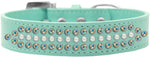 Dog Fashion  Collar, "Ritz Pearl & Aurora Borealis