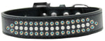 Dog Fashion  Collar, "Ritz Pearl & Aurora Borealis