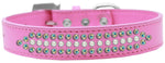 Dog Fashion  Collar, "Ritz Pearl & Aurora Borealis