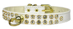 Dog Collar Clear Crystal Jewelry Set"