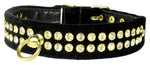 Dog Collar, " Crystal Velvet"