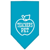 Dog Bandana Screen Printed, "Teachers Pet"