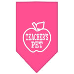Dog Bandana Screen Printed, "Teachers Pet"