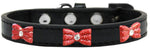 Dog Widget Fashion Collar,"Red Glitter Bow"