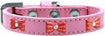 Dog Widget Fashion Collar,"Red Glitter Bow"